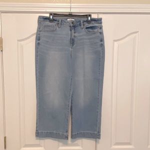 Sonoma wide leg crop jeans